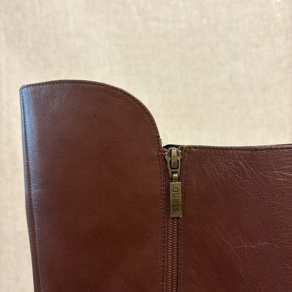 GUESS Brown Knee-High Brown Boots - Picture 10 of 15